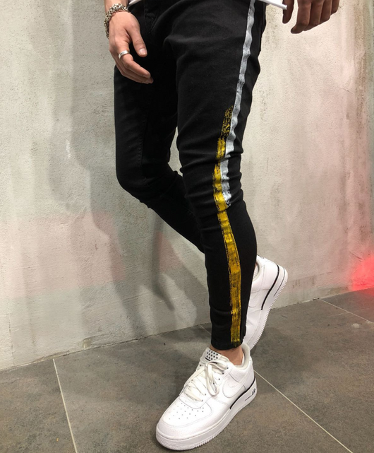 Pantalones Vaqueros de Tendencia Europea y Americana para Hombre - Image 8