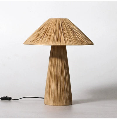Lámpara de Mesa Tejida en Bambú Estilo Japonés - Image 11