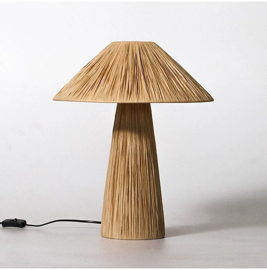 Lámpara de Mesa Tejida en Bambú Estilo Japonés - Image 11