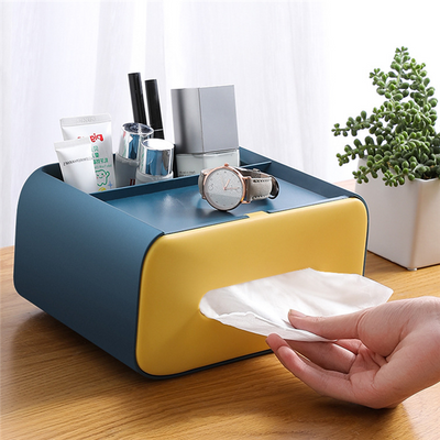 Organizador Multifuncional de Escritorio para Pañuelos, Cosméticos y Maquillaje - Image 12