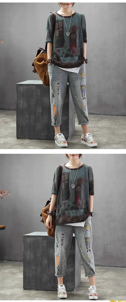 Camiseta Suelta Estampada - Image 12