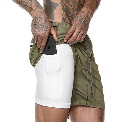 Pantalones Cortos de Compresión con Bolsillos - Image 11