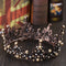 Diadema Vintage de Perlas con Engastes de Diamantes