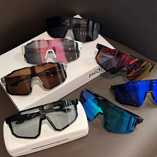 Gafas de Ciclismo para Hombre con Protección Solar y Resistencia al Viento