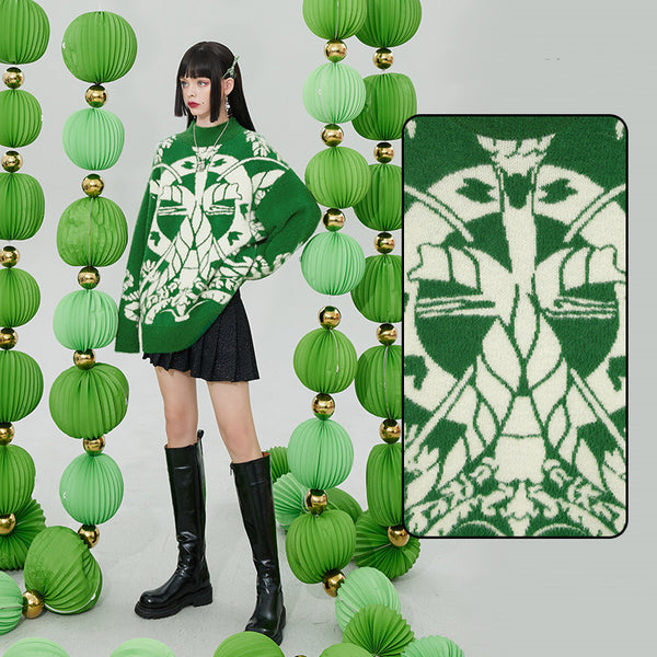 Suéter Oversized de Cuello Redondo Manga Larga - Estilo Relajado