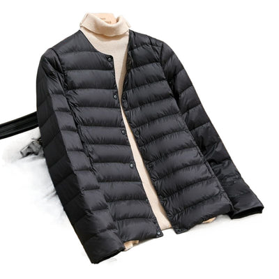 Chaqueta Corta Acolchada de Algodón para Mujer - Ligera y Cálida - Image 6