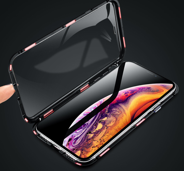 Funda Magnética de Cristal Templado Doble para Celular