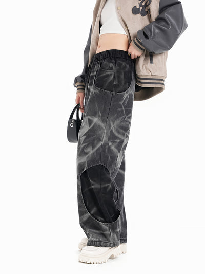 Pantalones Denim Clásicos con Costuras Decorativas para Mujer - Image 9