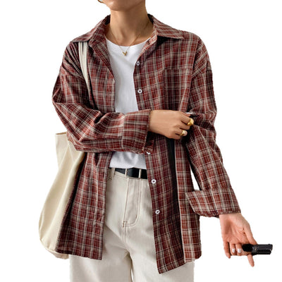 Camisa Abrigo Casual de Manga Larga para Mujer - Estilo Vacacional - Image 5