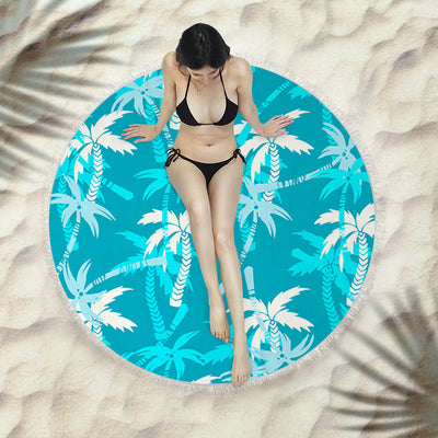 Toalla Redonda de Playa con Flecos Premium - Image 32