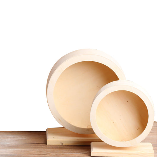 Rueda Silenciosa de Madera Maciza con Soporte Mudo - Image 5