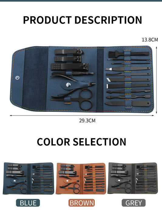 Kit de Aseo Personal 16 Piezas - Cortaúñas, Limpiador de Oídos y Herramientas de Manicura Profesional - Image 2
