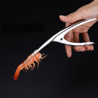 Pelador de Camarón de Acero Inoxidable Portátil con Desvenador - Image 11