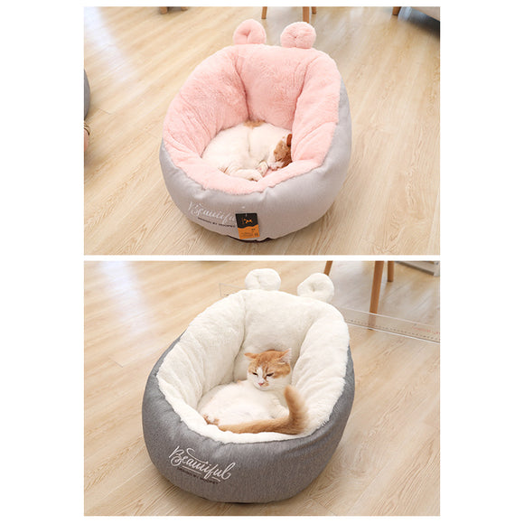 Casa para Gatos y Perros Pequeños - Diseño Creativo con Orejas