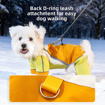 Abrigo Impermeable Reflectante para Perros Pequeños con Forro Térmico - Image 17