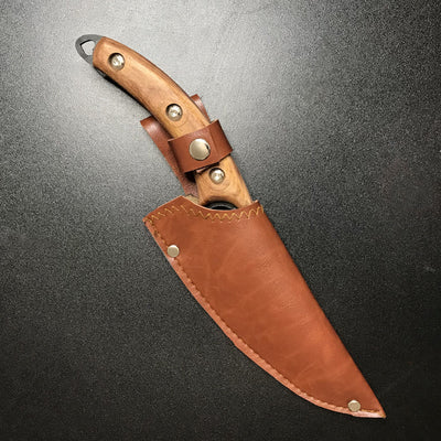 Cuchillo de Cocina Forjado a Mano para Deshuesar tipo Cimitarra Pequeña - Image 12