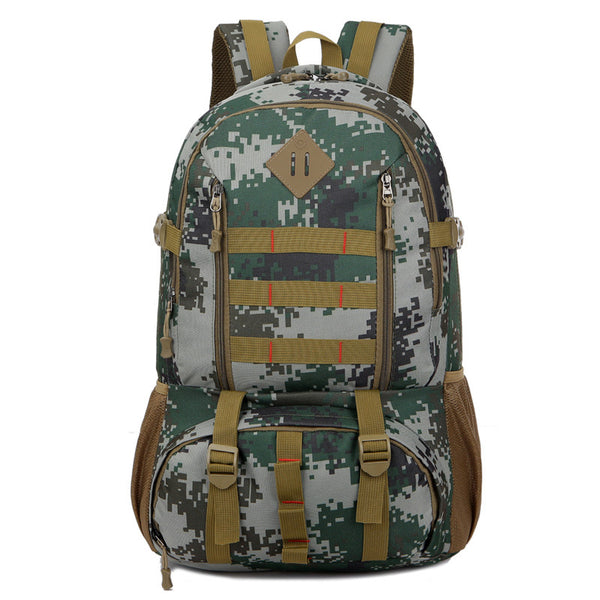 Mochila de montaña táctica con camuflaje para expediciones - Image 6