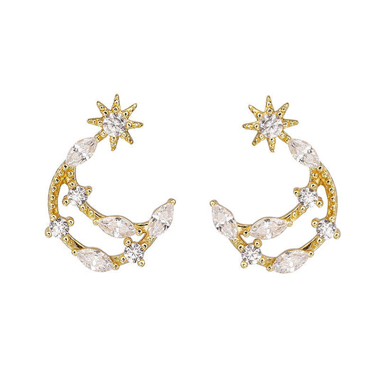 Aretes de Circonita Luna