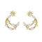 Aretes de Circonita Luna