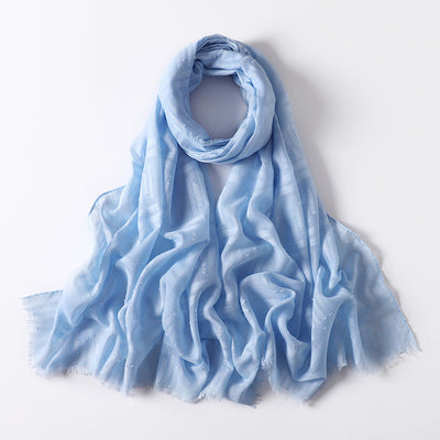 Pañuelo Hijab Premium Tie-Dye Degradado con Estampado Arrugado - Image 14