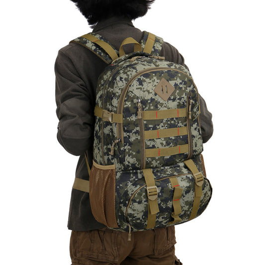 Mochila de montaña táctica con camuflaje para expediciones - Image 2