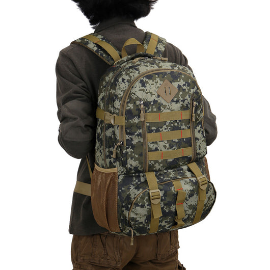 Mochila de montaña táctica con camuflaje para expediciones - Image 2