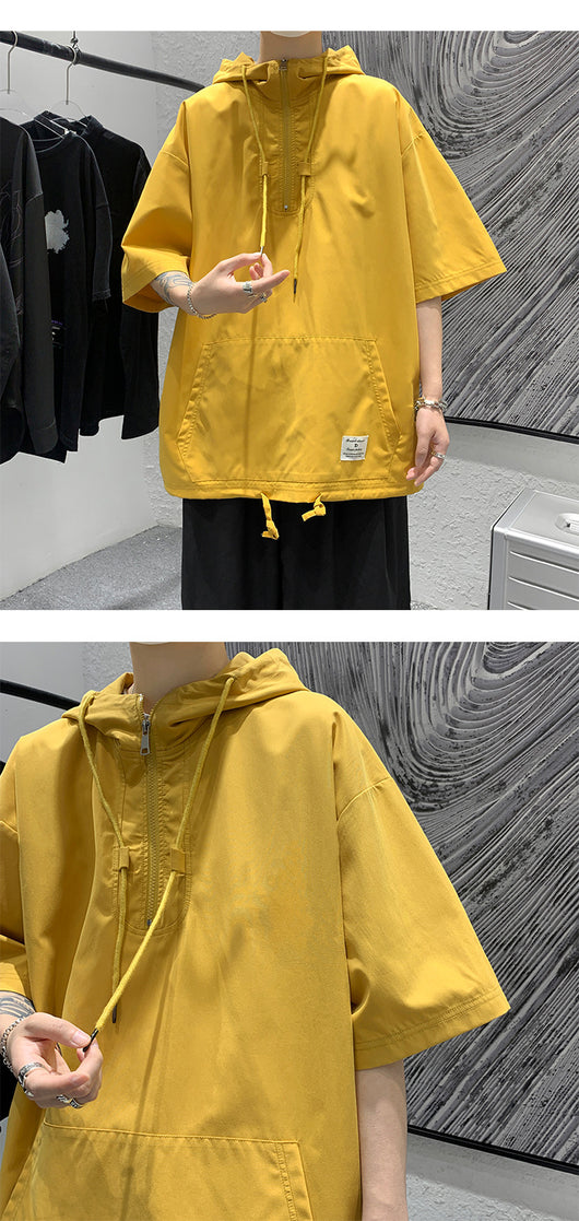 Chamarra Hoodie con Cordones para Hombre - Estilo Moderno y Versátil - Image 9