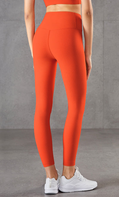 Leggings Nude de Cintura Alta con Textura Acanalada - Image 4