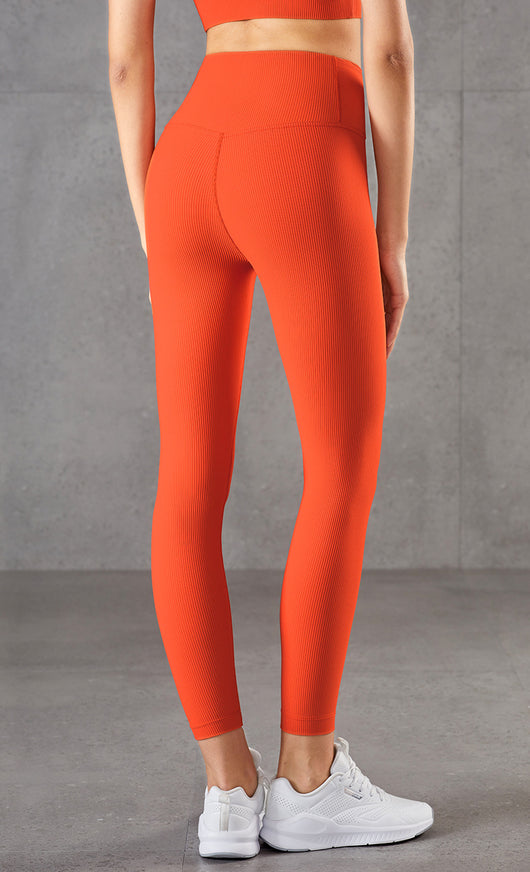 Leggings Nude de Cintura Alta con Textura Acanalada - Image 4