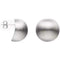 Brushed Ball Earrings S925 Plateado Fashion Versatile Light Luxury Plateado earrings