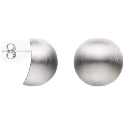 Aretes de Plata S925 Acabado Satinado - Lujo Accesible y Versátil - Image 3