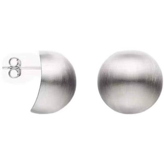 Aretes de Plata S925 Acabado Satinado - Lujo Accesible y Versátil - Image 3