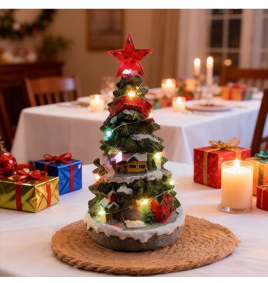 Caja de Música Árbol de Navidad Luminoso con Decoración Sonora - Image 13