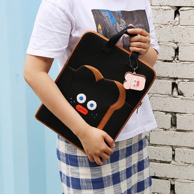 Cuaderno Organizador con Bolsa para Documentos Diseño Pan Adorable - Image 2