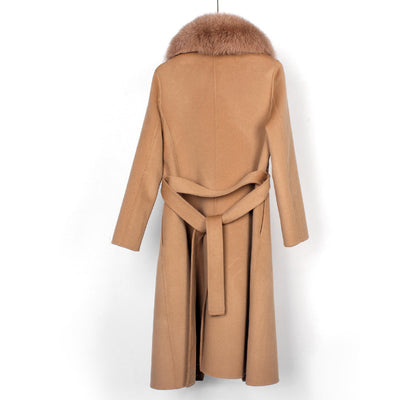 Abrigo de Lana Reversible Doble Faz con Cinturón - Corte Slim Otoño Invierno - Image 3