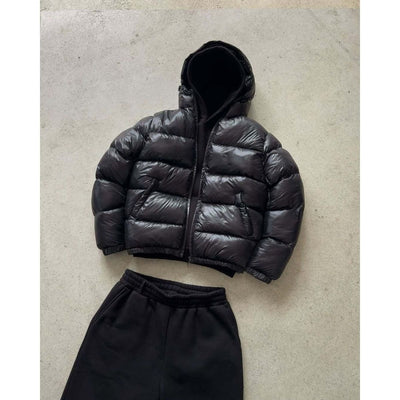 Chaquetas Acolchadas con Capucha de Algodón para Hombre y Mujer - Image 8