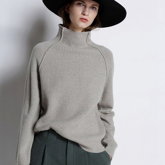 Suéter de Cuello Alto en Cashmere para Mujer - Image 12