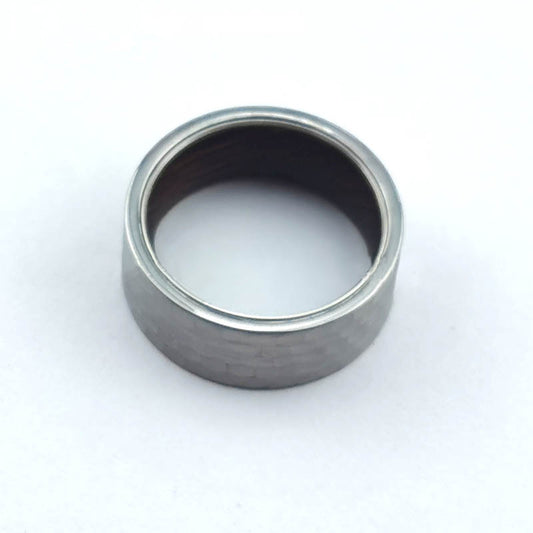 Anillo de Tungsteno para Hombre - Diseño Elegante Plata para Bodas y Compromisos - Image 2