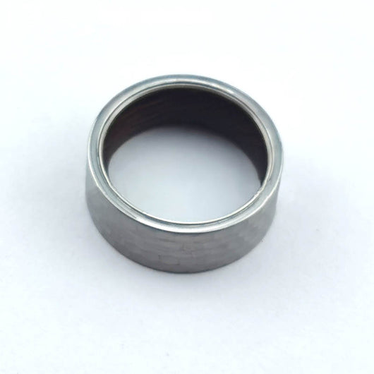Anillo de Tungsteno para Hombre - Diseño Elegante Plata para Bodas y Compromisos - Image 2