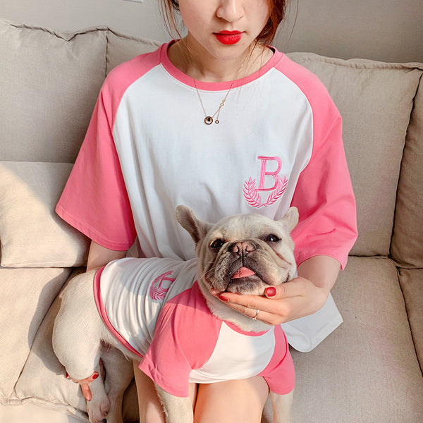 Ropa a Juego para Perros y Dueños - Playeras de Manga Corta