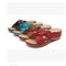 Zapatos Retro Flores con Punta Redonda - Comodidad Máxima