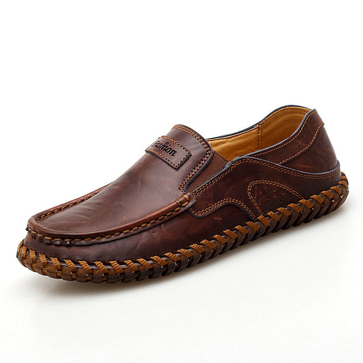 Zapatos de Cuero con Suela de Tendón Resistente Cosidos a Mano - Image 13