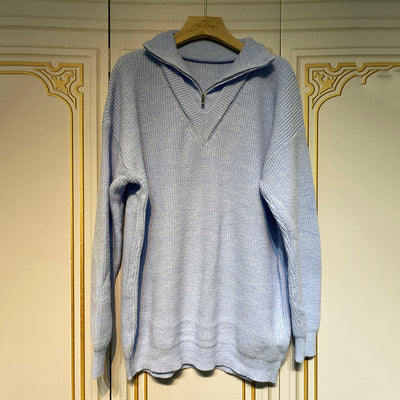 Suéter Oversized Retro Hong Kong Estilo Desenfadado para Mujer - Image 13