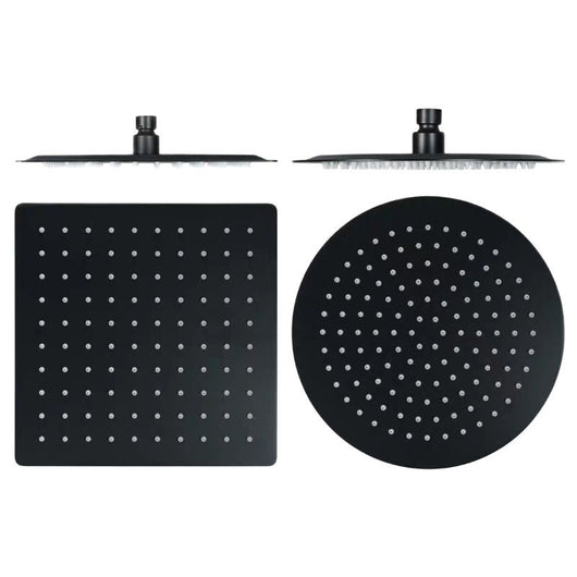 Regadera de Baño Acero Inoxidable 304 con Rociador Negro Premium - Image 9