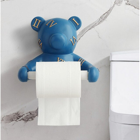 Dispensador de Papel Higiénico Decorativo con Cabeza de Oso - Image 13