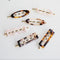 Pinzas Laterales Leopardo Minimalistas de Dongdaemun