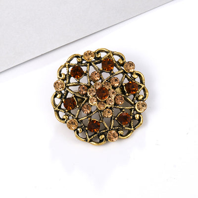 Broche de Aleación con Cristales de Fantasía Pequeño - Image 38