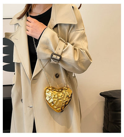 Bolso Bandolera Acrílico con Diseño de Corazón Meteorito Brillante - Image 27