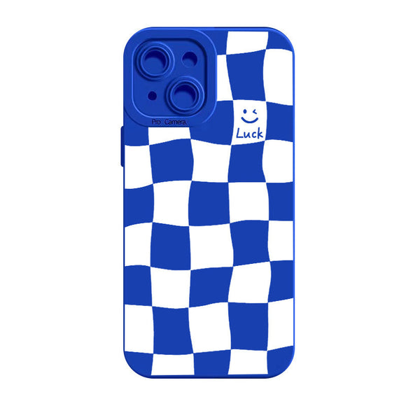 Funda Protectora Estilo Angel Eye con Diseño Cuadriculado