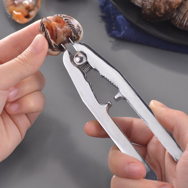 Abridor de Almejas y Mariscos Profesional - Pinza de Cocina Multifuncional